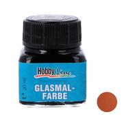 Kreul 45204 Peinture pour verre à base de résine, 20 ml, couleur marron, brillant, résistant à la lumière et inaltérable, sèche sans laisser de traces, pour peindre des surfaces en verre décoratives.