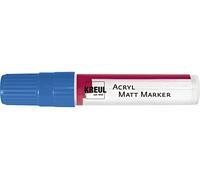 Kreul 46217 - Marqueur Acrylique givré avec Pointe biseautée, XXL, 15 mm, Bleu