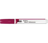 Kreul 46235 - Acryl Matt Marker Medium, avec pointe ogive env. 2-4 mm, Magenta, peinture acrylique permanente mate à base d'eau, pour des accents filigranes