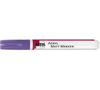 Marqueur acrylique mat medium KREUL - Violet - Pointe ronde - Résistant à la lumière et aux intempéries