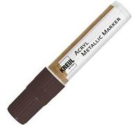 Kreul 46253 - Acrylique Marqueur Métallique Avec Pointe Biseautée, Xxl, 15 Mm, Cuivre G