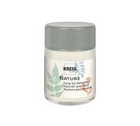 KREUL 49421 - 50 ml Nature Cristal de neige, peinture à base d'eau, à partir de matières premières naturelles, crémeuse, séchage rapide et résistance à la lumière, pour de nombreux supports
