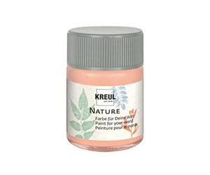 Kreul 49423 - Nature Hibiscus Flower en pot de 50 ml, peinture à l'eau, fabriquée à partir de matières premières durables et naturelles, crémeuse, à séchage rapide et résistante à la lumière