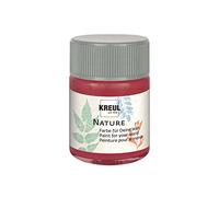 Kreul 49425 - Nature Grenade en pot de 50 ml, peinture à l'eau, fabriquée à partir de matières premières durables et naturelles, crémeuse, à séchage rapide et résistante à la lumière