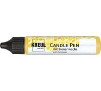 KREUL 49716 - Candle Pen, inkagold, 29 ML, Crayon pour Bougies avec Pointe Fine, Peinture à la Cire d'abeille pour décorer et Peindre des Bougies