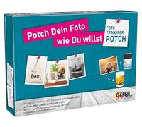 KREUL 49980 - Foto Transfer Potch Set avec médium de transfert photo, vernis de finition, pinceau et raclette Pour le transfert d'impressions, de coupures de presse et de photos