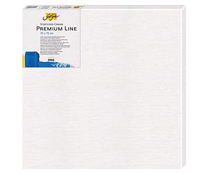KREUL 507070 - Solo Goya Stretched Canvas Premium Line, châssis 70 x 70 cm de qualité supérieure, toile en coton avec 4 couches d'apprêt, pour huile, acrylique et gouache