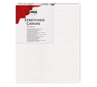 Kreul 591824-Stretched Canvas, châssis 18 x 24 cm qualité débutant, pour Peinture Acrylique et Gouache, Toile en Coton avec 4 Couches de Fond, White