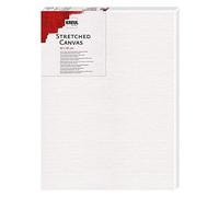 KREUL 593040 - Stretched Canvas, châssis 30 x 40 cm qualité débutant, pour peinture acrylique et gouache, toile en coton avec 4 couches de fond, White