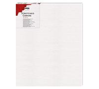 KREUL 595060 - Stretched Canvas, châssis 50 x 60 cm qualité débutant, pour peinture acrylique et gouache, toile en coton avec 4 couches de fond, White