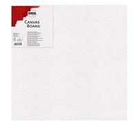 Kreul 603030-Canvas Board, Dimensions env. 30 x 30 cm, Carton à Peindre pour Peinture Acrylique et Gouache, contrecollé avec de la Toile, idéal pour Les débutants, 610506, White