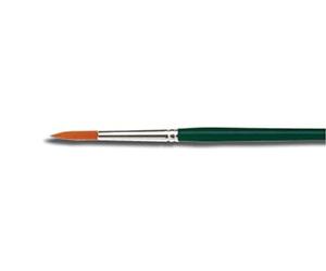 Kreul 721002 - Pinceaux universels Basic Synthetics en Poils de Nylon Fins, Ronds, Taille 2, pour l'art, Les Loisirs, l'école et la Grande consommation