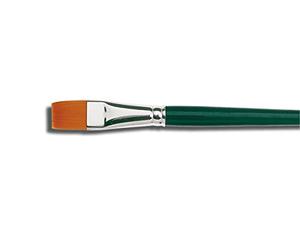 KREUL 721116 - Pinceau Universel Basic Synthetics en Poils de Nylon Fins, Plat, Taille 16, pour l'art, Les Loisirs, l'école et Les Gros consommateurs