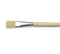 Kreul 722408-Pinceaux universels en Poils naturels résistants, Plats, Taille 8, pour l'art, Les Loisirs, l'école et la Grande consommation, 10113124, Wood, Größe 8