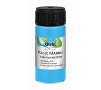 Kreul 73210 - Magic Marble Peinture marbrée, 20 ML Verre Bleu Clair, Peinture marbrée à tremper aux Couleurs Brillantes pour des Motifs aléatoires et des Effets de Couleurs Uniques