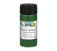 Kreul 73215 - Magic Marble Peinture marbrée, 20 ML Verre Vert, Peinture marbrée à tremper aux Couleurs Brillantes pour des Motifs aléatoires et des Effets de Couleurs Uniques