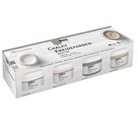 C. Kreul Peinture à la craie Chalky 75305 – opaque, mate – 4×150 ml blanc/rose/bleu/beige