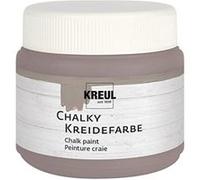 Kreul 75321 - Peinture à la Craie Chalky, Mild Mocca en Pot Plastique de 150 ML, Couleur Douce - Mate, Couvrant comme Une crème, séchage Rapide, pour des Effets à l'aspect usé