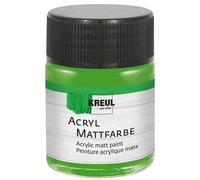 Kreul 75510-Peinture Acrylique Mate, Vert Clair en Pot, Peinture à Base d'eau, couvrante et crémeuse, séchage Rapide, Convient à de Nombreux Supports différents, Light Green, 50 ml (Lot de 1)