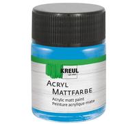 Kreul 75517-Peinture Acrylique Mate, Bleu Clair en Pot, Peinture crémeuse et couvrante, séchage Rapide, à Base d'eau, Convient à de Nombreux Supports différents, Light Blue, 50 ml (Lot de 1)