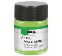 KREUL 75542 - Peinture acrylique mate, Mai vert en pot de 50 ml, peinture à base d'eau, couvrante et crémeuse, séchage rapide, convient à de nombreux supports différents