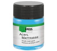 KREUL 75550 - Peinture acrylique mate, bleu ciel en pot de 50 ml, peinture crémeuse et couvrante, séchage rapide, à base d'eau, convient à de nombreux supports différents