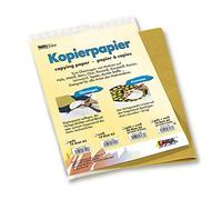 KREUL 7589 - Papier à copier pour transférer des motifs sur des sous-verts foncés, 10 feuilles blanches, env. 30 x 42 cm