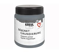 KREUL 76155 - Apprêt magnétique Pot de 250 ml pour environ 0,5 m² Apprêt acrylique pour la création de surfaces adhérentes pour les aimants Peinture pâteuse et crémeuse à base d’eau