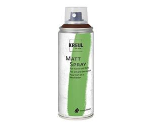 KREUL 76325 - Spray hautement pigmenté et imperméable pour l'intérieur et l'extérieur - 200 ml - Chocolat - version allemande
