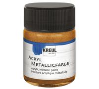 Kreul 77583 Peinture Acrylique 50 Ml Bronze, Or Vase Pot En Verre