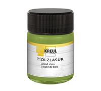 Kreul 78511-Lasure Acrylique Couleurs intenses, Pot de 50 ml en Pistache, pour Bois Non traité et papiers naturels absorbants, Fluide-Peinture Liquide à Base d'eau, Pistachio