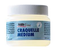 KREUL 79420-150 ML Craquelle Medium, Vernis à déchirer pour des Effets Anciens et la création d'un Look usé sur des Pots en Terre Cuite, des vases, des boîtes en Bois et des Cadres.