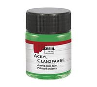 Kreul 79508-Peinture, 50 ml Verre Vert, Peinture Acrylique Brillante et Lisse pour Peindre et bricoler, à Base d'eau, résistante à la salive, séchage Rapide et Opaque, Green, Set de 50 Pièces