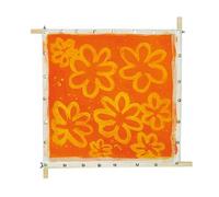 KREUL 810550-Cadre Javana, Longueur des Baguettes 55 cm, Surface de Tension maximale env. 50 x 50 cm, pour Tendre de manière Flexible la Soie et Les Textiles, Plastique, Multicolor