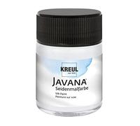 Kreul 814650 - Javana Blanc mélangé en pot de 50 ml, fluide - peinture sur soie liquide pour mélanger les tons pastels