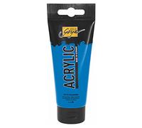 KREUL 84112 - Solo Goya Acrylic, tube de 100 ml en bleu primaire, peinture acrylique crémeuse polyvalente de qualité étude, à base d'eau, séchage rapide et mat