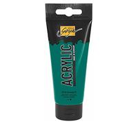 KREUL 84119 - Solo Goya Acrylic, tube de 100 ml en vert foncé, peinture acrylique crémeuse polyvalente de qualité étude, à base d'eau, séchage rapide et mat