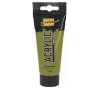 KREUL 84121 - Solo Goya Acrylic, Tube de 100 ML en Terre Verte, Peinture Acrylique crémeuse Polyvalente de qualité étude, à Base d'eau, séchage Rapide et Mat