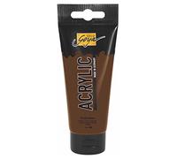 Kreul 84123 - Solo Goya Acrylic, tube de 100 ml en umbra, peinture acrylique crémeuse polyvalente de qualité étude, à base d'eau, séchage rapide et mat