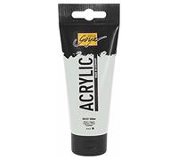Kreul 84127 - Solo Goya Acrylic, tube de 100 ml en argent, peinture acrylique crémeuse et polyvalente de qualité étude, à base d'eau, séchage rapide et mat