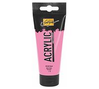 Kreul 84138 - Solo Goya Acrylic, tube de 100 ml en rose, peinture acrylique crémeuse polyvalente de qualité étude, à base d'eau, séchage rapide et mat