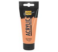 Kreul 84141 - Solo Goya Acrylic, Tube de 100 ML en Terracotta, Peinture Acrylique crémeuse Polyvalente de qualité étude, à Base d'eau, séchage Rapide et Mat