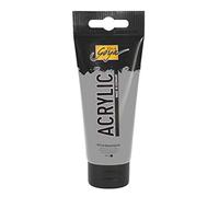 Kreul 84146 - Solo Goya Acrylic, tube de 100 ml en gris neutre, peinture acrylique crémeuse polyvalente de qualité étude, à base d'eau, séchage rapide et mat