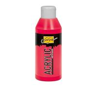 Kreul 84208 - Solo Goya Acrylic rouge carmin, flacon de 250 ml, peinture acrylique crémeuse polyvalente de qualité étude, à base d'eau, séchage rapide et mat