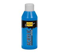 Kreul 84212 - Solo Goya Acrylic bleu primaire, flacon de 250 ml, peinture acrylique crémeuse polyvalente de qualité étude, à base d'eau, séchage rapide et mat