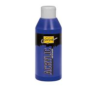 KREUL 84215 - Solo Goya Acrylic Bleu Cobalt, Flacon de 250 ML, Peinture Acrylique crémeuse Polyvalente de qualité étude, à Base d'eau, séchage Rapide et Mat