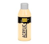 Kreul 84229-Solo Goya Acrylic Beige, Flacon de 250 ML, Peinture Acrylique crémeuse Polyvalente de qualité étude, à Base d'eau, séchage Rapide et Mat, 10107760