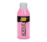 Kreul 84238 - Solo Goya Acrylic rose, flacon de 250 ml, peinture acrylique crémeuse polyvalente de qualité étude, à base d'eau, séchage rapide et mat