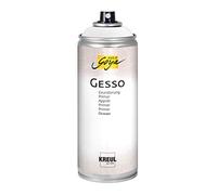 Kreul 85274 - SOLO GOYA Gesso blanc 400 ml Aérosol, pour l'apprêt sans traits de pinceau visibles, séchage mat, résistant à l'eau, à base d'alcool/d'eau