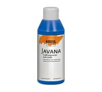 KREUL 91307 - Javana Peinture pour tissus clairs, pot de 250 ml en bleu royal, peinture souple à base d'eau au caractère crémeux, pénètre en profondeur dans les fibres